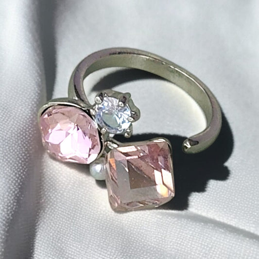 Geometric Gemstones Rings