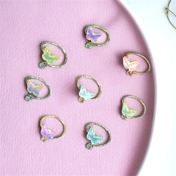 Sparkling Butterfly Ring
