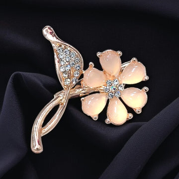 Moonpetal Dewdrop Pin