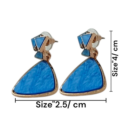 Elegant Triangle Earrings.