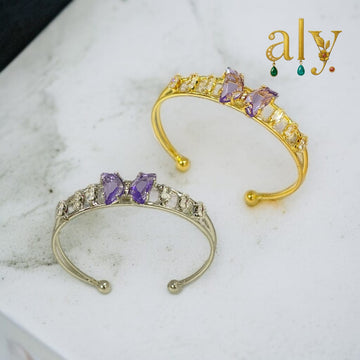 Purple Gemstone kada