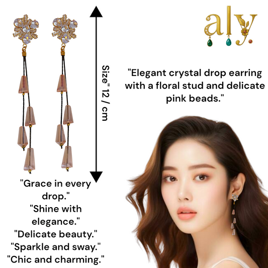 Glass accents Earring