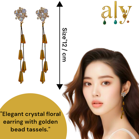 Dazzling drops of golden elegance."