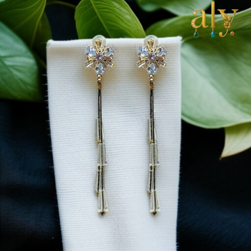 Crystal Cascade Earring.