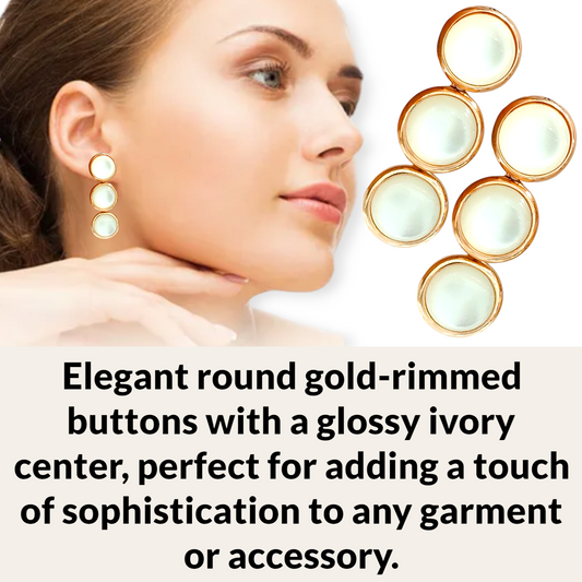 Golden Glow Triple Moonstone Stud Earrings