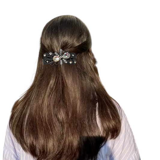 Ethereal Gemstone Cascade Clips