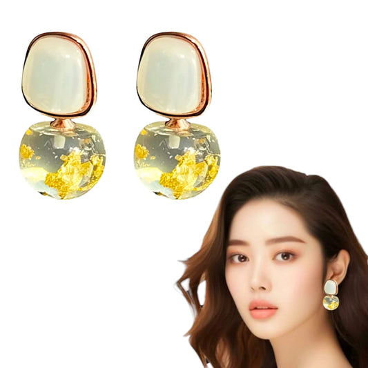 Sunny Spacer Crystal Earrings