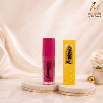 Matte Lipstick & Lip Gloss Combo By Miracle by Aly Beauty