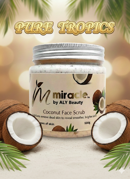 Miracle by ALY – Face Scrub | Instant Glow, Deep Exfoliation & Smoother, Brighter Skin