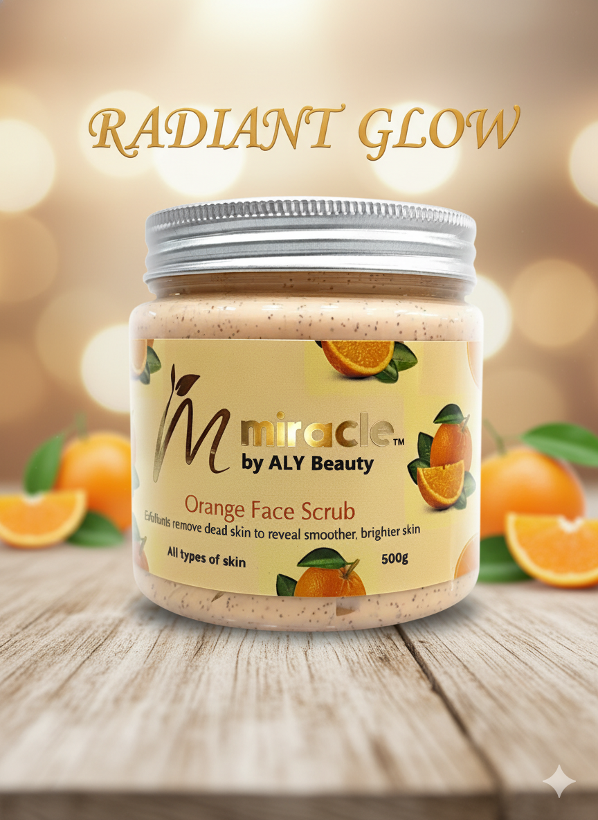 Miracle by ALY – Face Scrub | Instant Glow, Deep Exfoliation & Smoother, Brighter Skin