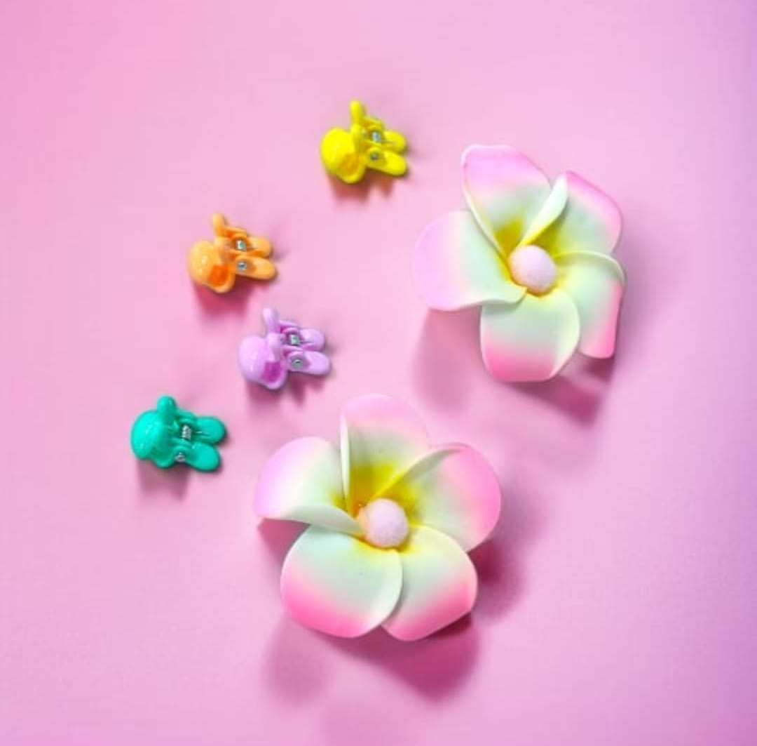 Plumeria Clips