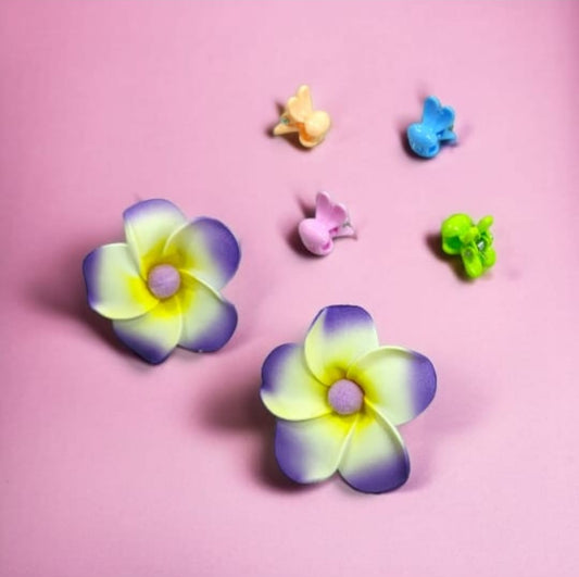 Plumeria Clips