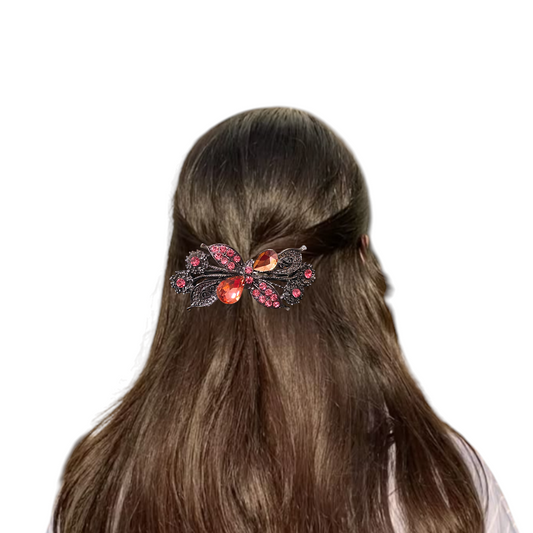 Regal Rhinestone Hair Clips