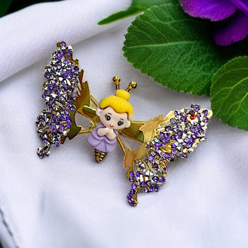Sparkling Butterfly Hair Clip