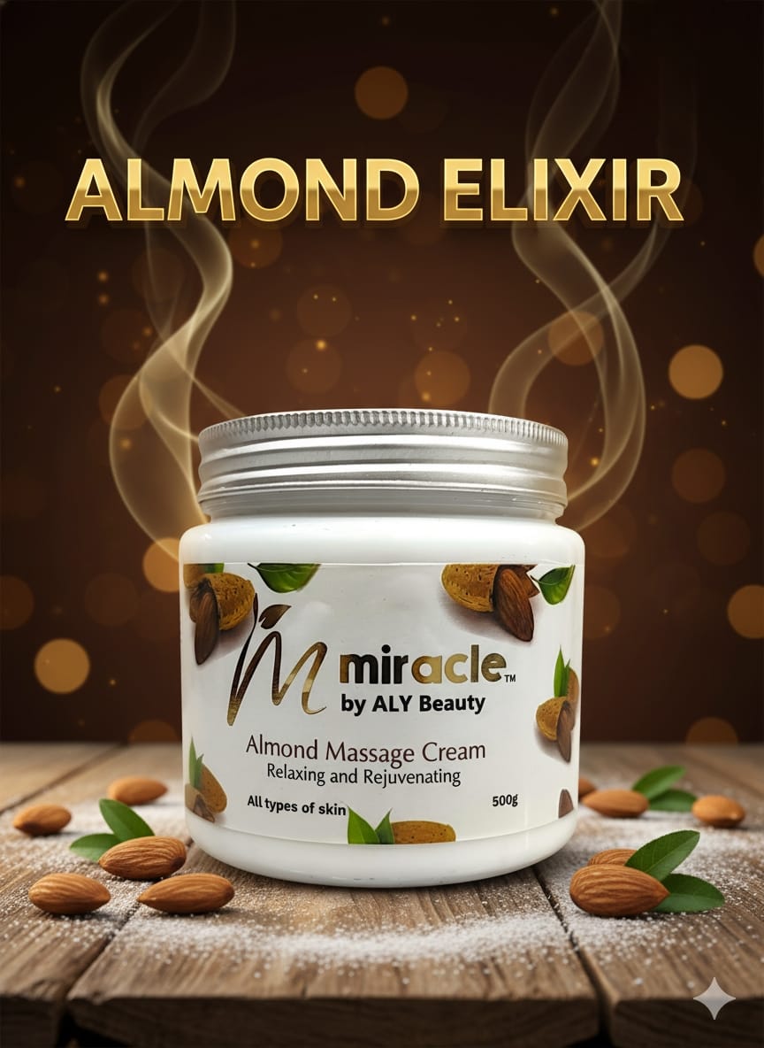 Miracle by ALY Massage Cream – Deep Moisturizing, Skin Renewal & Hydrating Body Cream (500g)