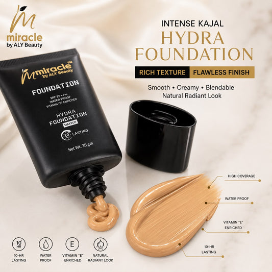 Buy Foundation Get Blender FREE by Miracle by Aly Beauty